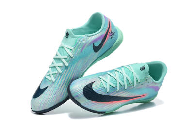 Nike Air Zoom Mercurial Superfly 11 Elite IC Indoor & Futsal Soccer Shoes - Turquoise/Mint Green/Hyper Crimson