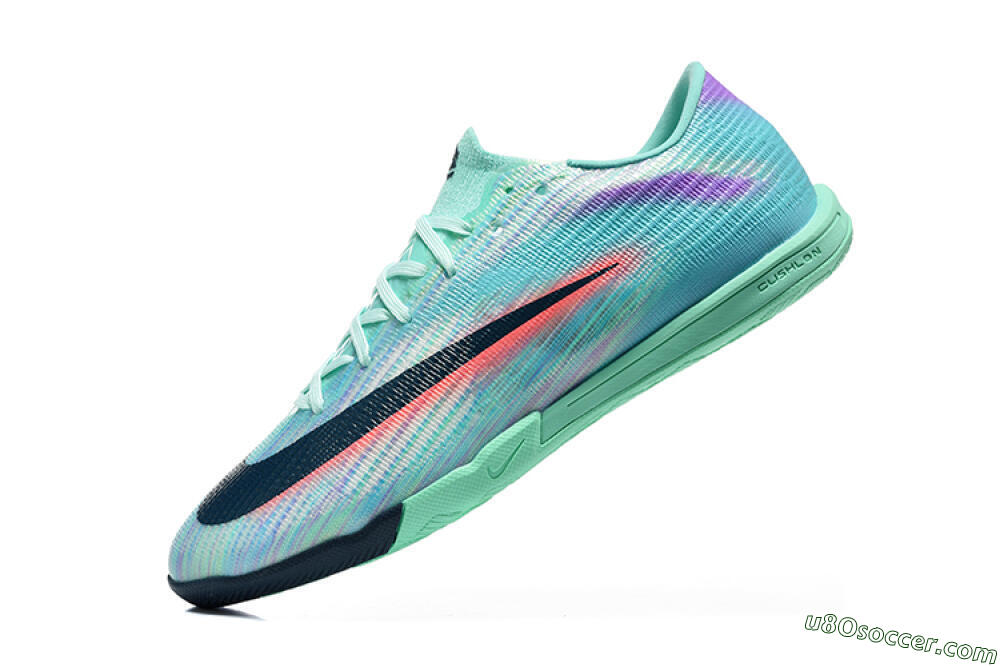 Nike Air Zoom Mercurial Superfly 11 Elite IC Indoor & Futsal Soccer Shoes - Turquoise/Mint Green/Hyper Crimson 8
