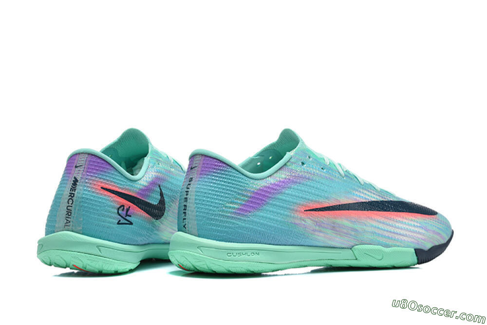 Nike Air Zoom Mercurial Superfly 11 Elite IC Indoor & Futsal Soccer Shoes - Turquoise/Mint Green/Hyper Crimson 9