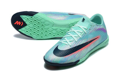 Nike Air Zoom Mercurial Superfly 11 Elite IC Indoor & Futsal Soccer Shoes - Turquoise/Mint Green/Hyper Crimson