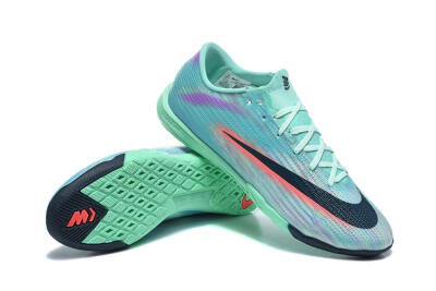 Nike Air Zoom Mercurial Superfly 11 Elite IC Indoor & Futsal Soccer Shoes - Turquoise/Mint Green/Hyper Crimson