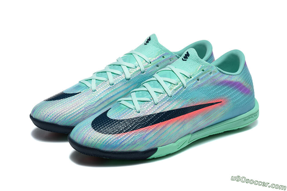 Nike Air Zoom Mercurial Superfly 11 Elite IC Indoor & Futsal Soccer Shoes - Turquoise/Mint Green/Hyper Crimson 5
