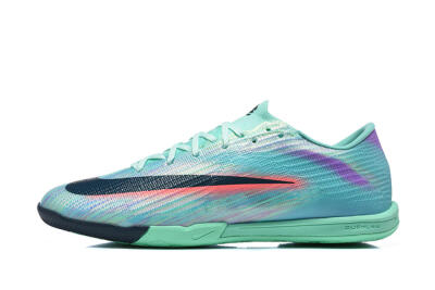 Nike Air Zoom Mercurial Superfly 11 Elite IC Indoor & Futsal Soccer Shoes - Turquoise/Mint Green/Hyper Crimson