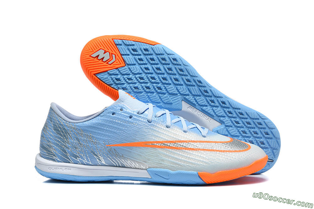 Nike Air Zoom Mercurial Superfly 11 Elite IC Indoor & Futsal Soccer Shoes - Blue/Sky Blue/Bright Orange 1