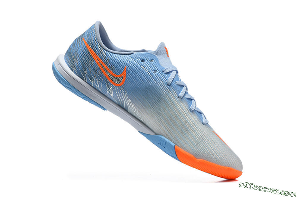 Nike Air Zoom Mercurial Superfly 11 Elite IC Indoor & Futsal Soccer Shoes - Blue/Sky Blue/Bright Orange 7