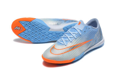 Nike Air Zoom Mercurial Superfly 11 Elite IC Indoor & Futsal Soccer Shoes - Blue/Sky Blue/Bright Orange