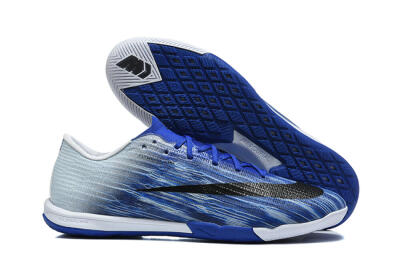 Nike Air Zoom Mercurial Superfly 11 Elite IC Indoor & Futsal Soccer Shoes - Blue/Royal Blue/Silver Metallic