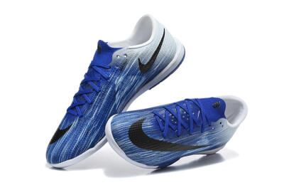 Nike Air Zoom Mercurial Superfly 11 Elite IC Indoor & Futsal Soccer Shoes - Blue/Royal Blue/Silver Metallic