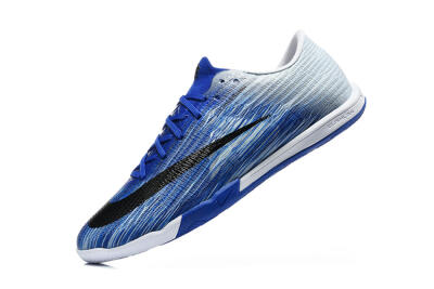 Nike Air Zoom Mercurial Superfly 11 Elite IC Indoor & Futsal Soccer Shoes - Blue/Royal Blue/Silver Metallic