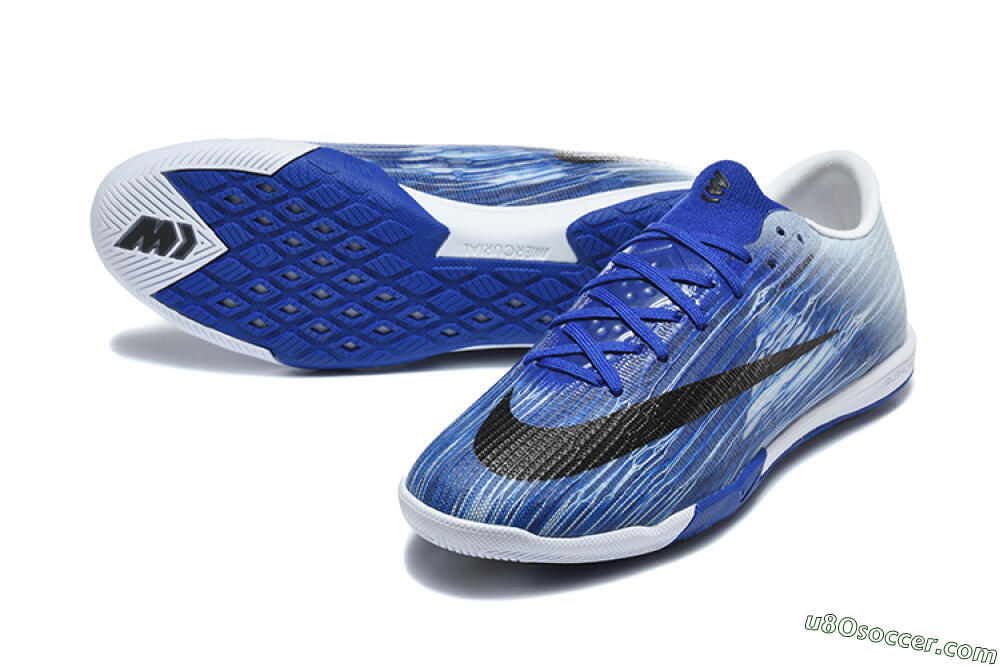 Nike Air Zoom Mercurial Superfly 11 Elite IC Indoor & Futsal Soccer Shoes - Blue/Royal Blue/Silver Metallic 3