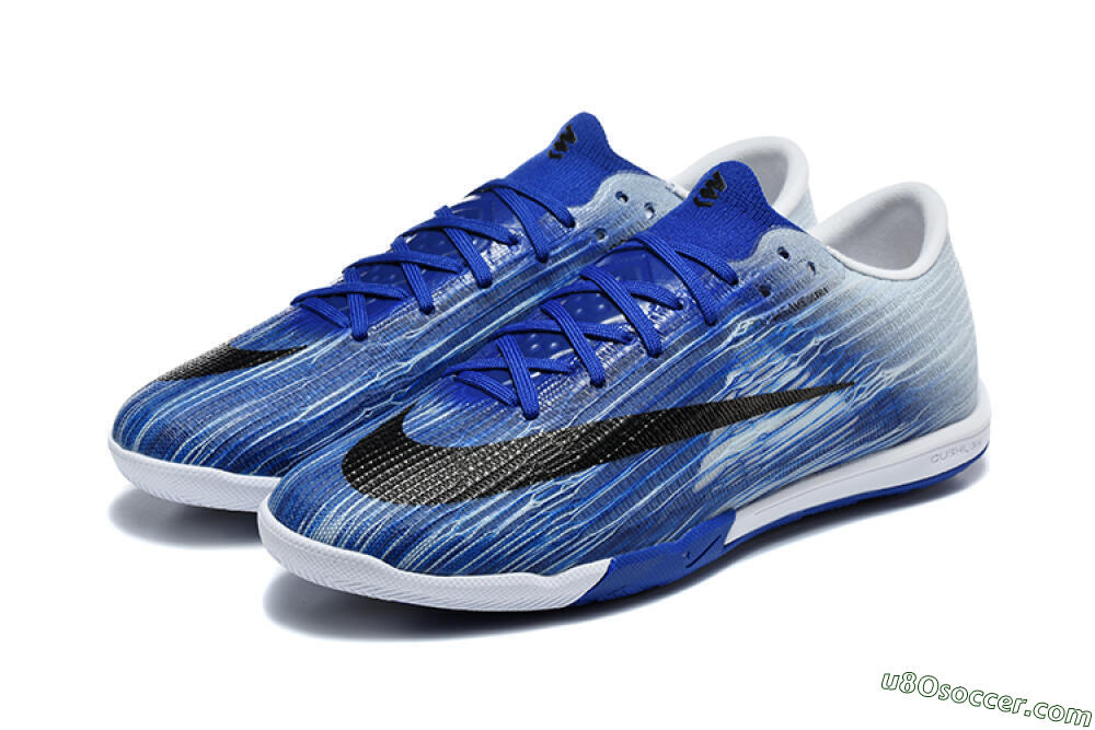 Nike Air Zoom Mercurial Superfly 11 Elite IC Indoor & Futsal Soccer Shoes - Blue/Royal Blue/Silver Metallic 5