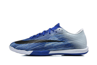 Nike Air Zoom Mercurial Superfly 11 Elite IC Indoor & Futsal Soccer Shoes - Blue/Royal Blue/Silver Metallic
