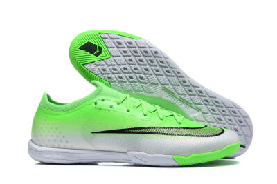 Nike Air Zoom Mercurial Vapor 17 Elite IC Indoor & Futsal Soccer Shoes - Green/Electric Green/Metallic Silver
