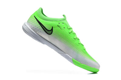 Nike Air Zoom Mercurial Vapor 17 Elite IC Indoor & Futsal Soccer Shoes - Green/Electric Green/Metallic Silver