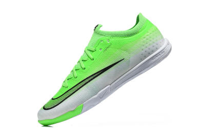 Nike Air Zoom Mercurial Vapor 17 Elite IC Indoor & Futsal Soccer Shoes - Green/Electric Green/Metallic Silver