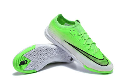 Nike Air Zoom Mercurial Vapor 17 Elite IC Indoor & Futsal Soccer Shoes - Green/Electric Green/Metallic Silver