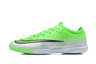 Nike Air Zoom Mercurial Vapor 17 Elite IC Indoor & Futsal Soccer Shoes - Green/Electric Green/Metallic Silver