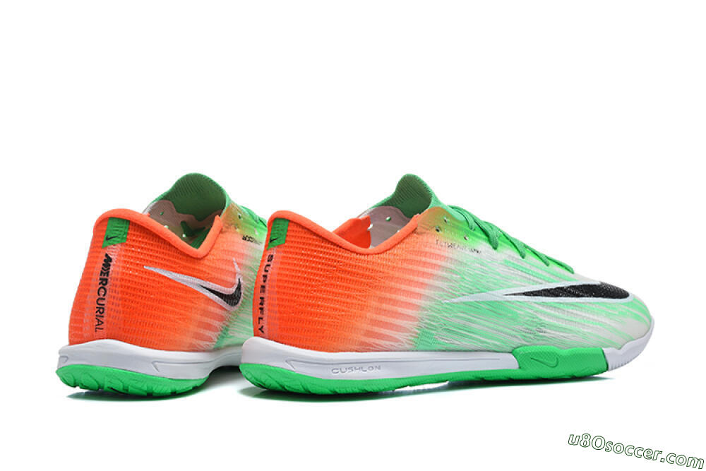 Nike Air Zoom Mercurial Superfly 11 Elite IC Indoor & Futsal Soccer Shoes - Green/Electric Green/Bright Mango 9