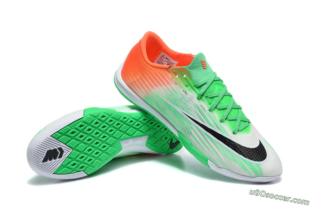 Nike Air Zoom Mercurial Superfly 11 Elite IC Indoor & Futsal Soccer Shoes - Green/Electric Green/Bright Mango 4