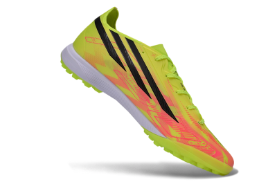 Adidas F50 Pro TF Artificial Turf Soccer Shoes - Yellow/Solar Yellow/Lucid Pink