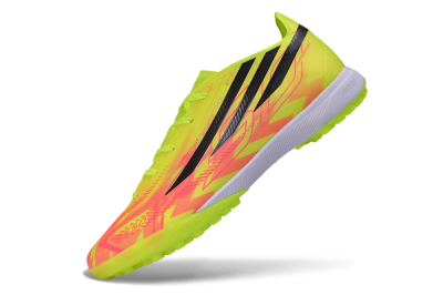 Adidas F50 Pro TF Artificial Turf Soccer Shoes - Yellow/Solar Yellow/Lucid Pink