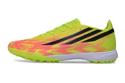 Adidas F50 Pro TF Artificial Turf Soccer Shoes - Yellow/Solar Yellow/Lucid Pink
