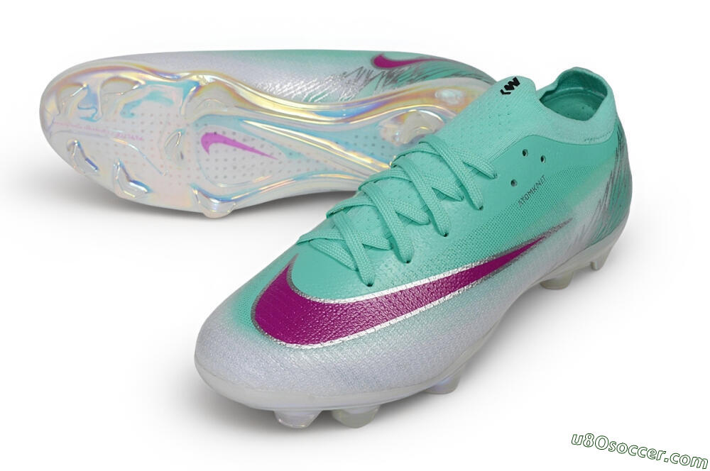 Nike Air Zoom Mercurial Vapor 17 Elite FG Firm Ground Soccer Cleats - Turquoise/Mint Foam/Metallic Silver 3