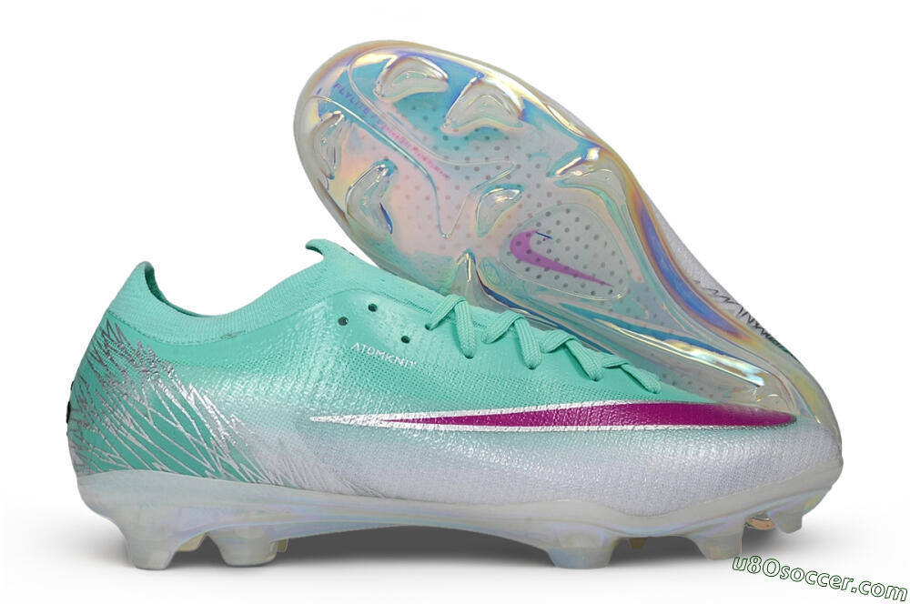 Nike Air Zoom Mercurial Vapor 17 Elite FG Firm Ground Soccer Cleats - Turquoise/Mint Foam/Metallic Silver 1