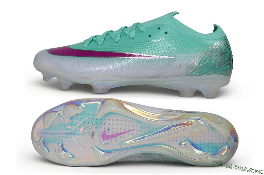 Nike Air Zoom Mercurial Vapor 17 Elite FG Firm Ground Soccer Cleats - Turquoise/Mint Foam/Metallic Silver 0