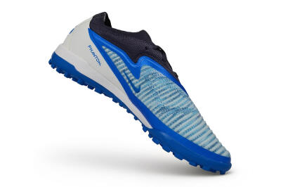 Nike Phantom 6 Elite Low TF Artificial Turf Soccer Shoes - Blue/Royal Blue/Off White
