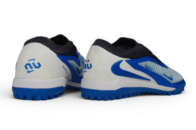 Nike Phantom 6 Elite Low TF Artificial Turf Soccer Shoes - Blue/Royal Blue/Off White