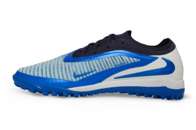Nike Phantom 6 Elite Low TF Artificial Turf Soccer Shoes - Blue/Royal Blue/Off White