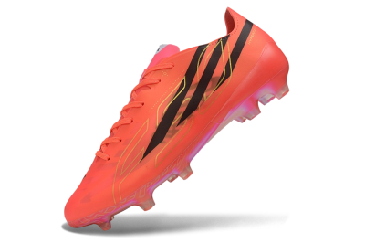 Adidas F50 Hyperfast Elite FG Firm Ground Soccer Cleats - Orange/Solar Red/Black