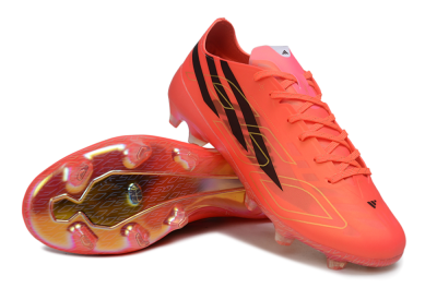 Adidas F50 Hyperfast Elite FG Firm Ground Soccer Cleats - Orange/Solar Red/Black