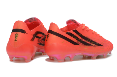Adidas F50 Hyperfast Elite FG Firm Ground Soccer Cleats - Orange/Solar Red/Black