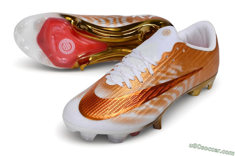 Nike Air Zoom Mercurial Superfly 11 Elite FG Firm Ground Soccer Cleats - Gold/Metallic Gold/Bright Crimson 3