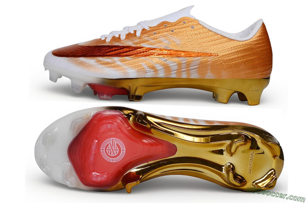 Nike Air Zoom Mercurial Superfly 11 Elite FG Firm Ground Soccer Cleats - Gold/Metallic Gold/Bright Crimson 0