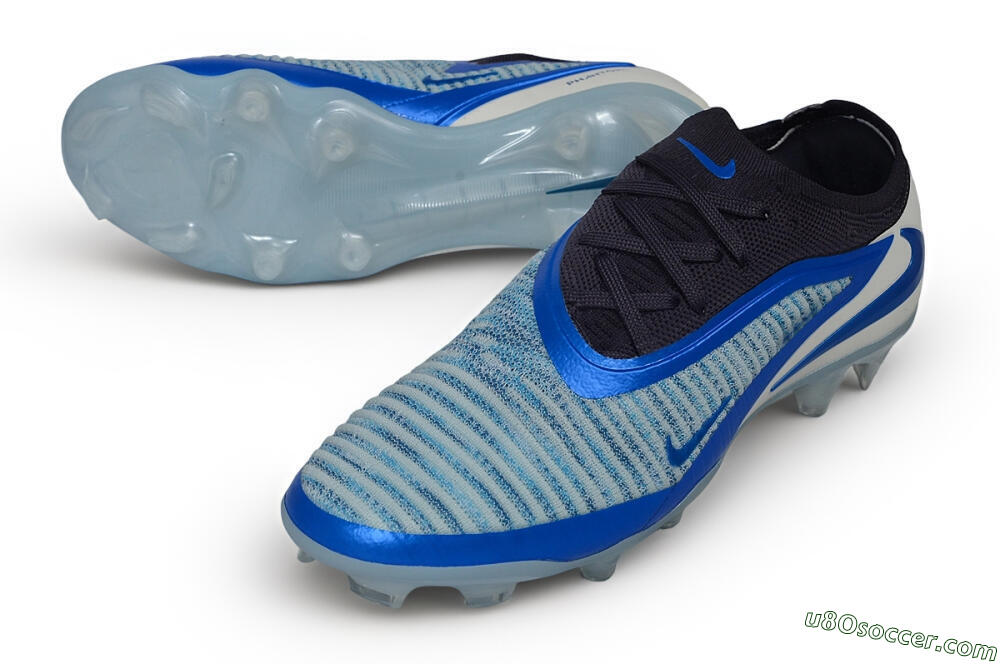 Nike Phantom 6 Elite Low FG Firm Ground Soccer Cleats - Blue/Baltic Blue/Summit White 3