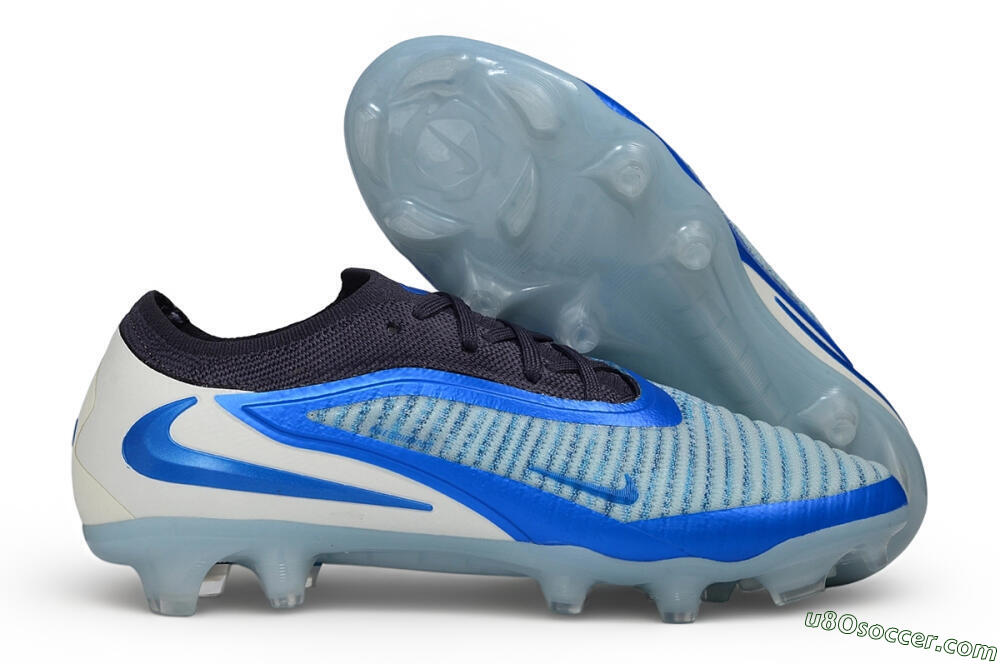 Nike Phantom 6 Elite Low FG Firm Ground Soccer Cleats - Blue/Baltic Blue/Summit White 1