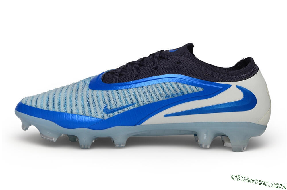 Nike Phantom 6 Elite Low FG Firm Ground Soccer Cleats - Blue/Baltic Blue/Summit White 2