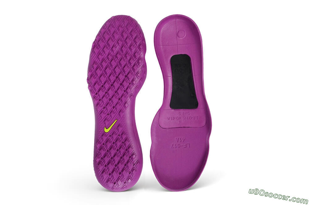 Nike Air Zoom Mercurial Vapor 17 Elite TF Artificial Turf Soccer Shoes - Purple/Berry/Volt 4