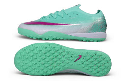 Nike Air Zoom Mercurial Vapor 17 Elite TF Artificial Turf Soccer Shoes - Green/Mint Foam/Fuchsia Dream