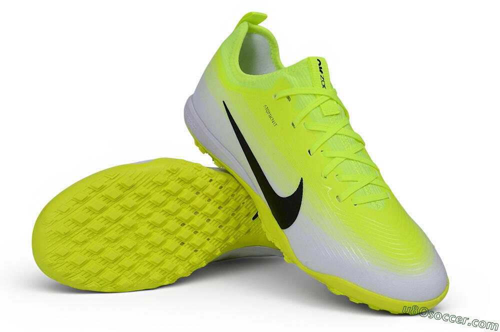 Nike Air Zoom Mercurial Vapor 16 Elite TF Artificial Turf Soccer Shoes - Yellow/Volt/White 4