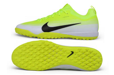 Nike Air Zoom Mercurial Vapor 16 Elite TF Artificial Turf Soccer Shoes - Yellow/Volt/White