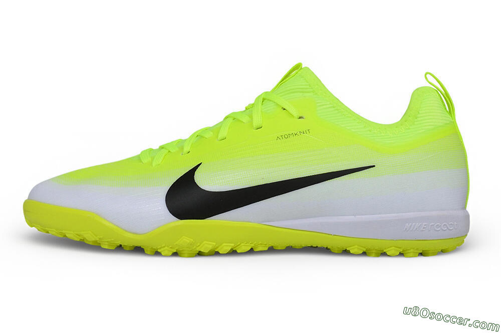 Nike Air Zoom Mercurial Vapor 16 Elite TF Artificial Turf Soccer Shoes - Yellow/Volt/White 2