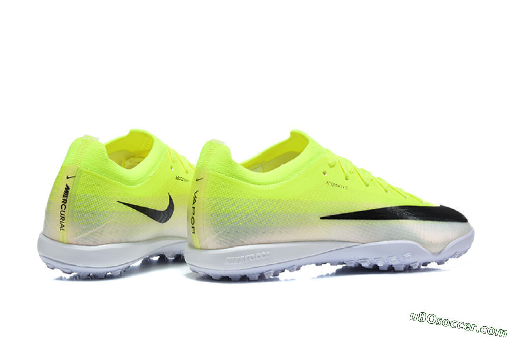 Nike Air Zoom Mercurial Vapor 17 Elite TF Artificial Turf Soccer Shoes - Yellow/Volt/Black 5