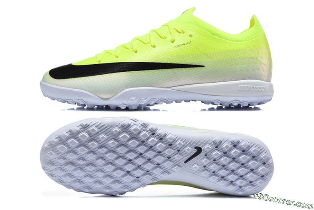 Nike Air Zoom Mercurial Vapor 17 Elite TF Artificial Turf Soccer Shoes - Yellow/Volt/Black 0