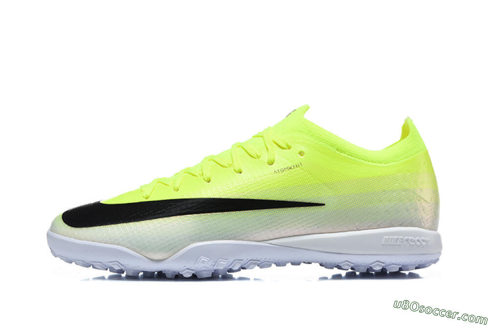 Nike Air Zoom Mercurial Vapor 17 Elite TF Artificial Turf Soccer Shoes - Yellow/Volt/Black 2