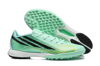 Adidas F50 Hyperfast Pro TF Artificial Turf Soccer Shoes - Green/Mint Green/Solar Yellow