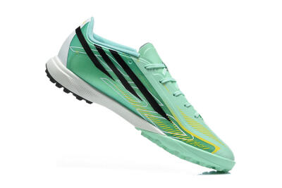 Adidas F50 Hyperfast Pro TF Artificial Turf Soccer Shoes - Green/Mint Green/Solar Yellow